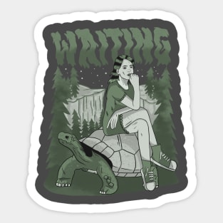 girl alone Sticker